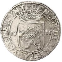 ½ Rijksdaalder reverse