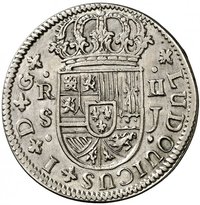 2 Reales obverse