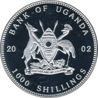1000 Shillings obverse