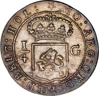 ¼ Gulden obverse