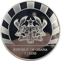 5 Cedis obverse
