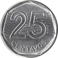 25 Centavos reverse