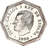1500 Pesetas obverse