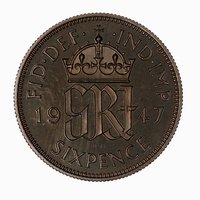 6 Pence reverse