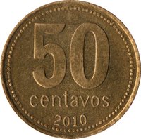 50 Centavos reverse