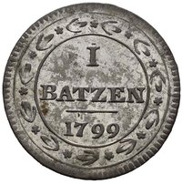 1 Batzen reverse