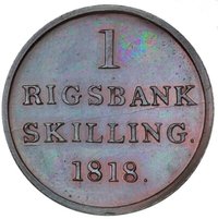 1 Rigsbankskilling reverse