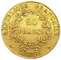 20 Francs reverse
