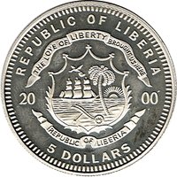 5 Dollars obverse