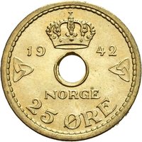 25 Øre reverse