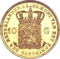 10 Gulden reverse