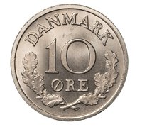 10 Øre reverse