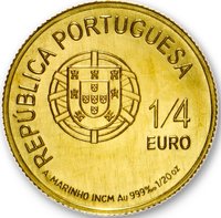 ¼ Euro obverse