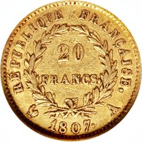 20 Francs reverse