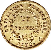 20 Francs reverse