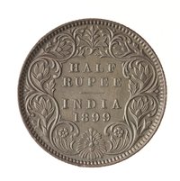 ½ Rupee reverse