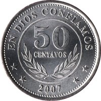 50 Centavos reverse