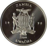 2500 Kwacha obverse