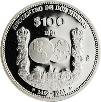 100 Pesos reverse