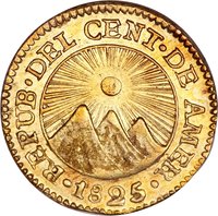 ½ Escudo obverse