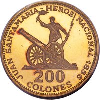 200 Colones reverse