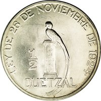 ½ Quetzal reverse