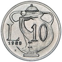 10 Lire reverse
