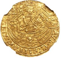 ½ Rose Noble obverse