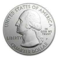 ¼ Dollar obverse