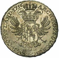 ½ Kronenthaler reverse