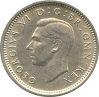 3 Pence obverse