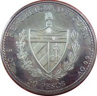 50 Pesos obverse