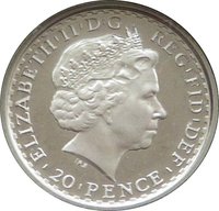 20 Pence obverse