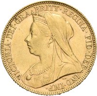 1 Sovereign obverse