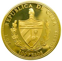 100 Pesos obverse