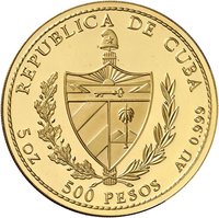 500 Pesos obverse