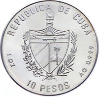 10 Pesos obverse