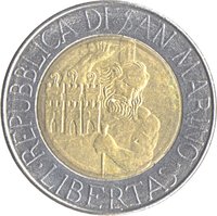 500 Lire obverse