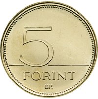 5 Forint reverse