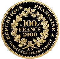 100 Francs reverse