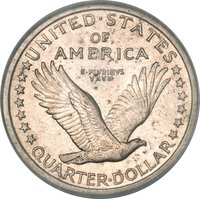 ¼ Dollar reverse