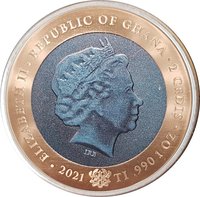2 Cedis obverse