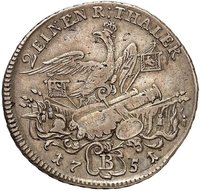 ½ Thaler reverse
