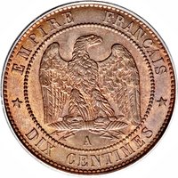 10 Centimes reverse