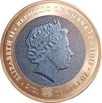 2 Cedis obverse
