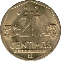20 Centimos reverse