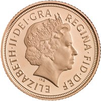 ½ Sovereign obverse