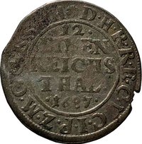 1⁄12 Thaler reverse