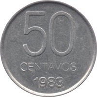 50 Centavos reverse