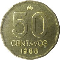 50 Centavos reverse